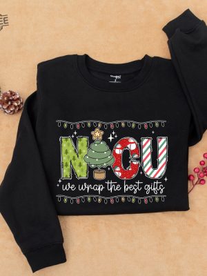 Nicu Nurse Christmas Sweatshirt Neonatal Icu Nurse Holiday Women Sweatshirt Christmas Nicu Crew Outfit Gift For Nicu Unique revetee 4