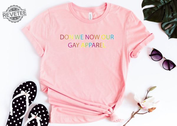 Don We Now Our Gay Apparel Shirt Pride Holiday Shirt Christmas Gay Shirt Fa La La Shirt Rainbow Christmas Shirt Lesbian Xmas Shirt Unique revetee 2