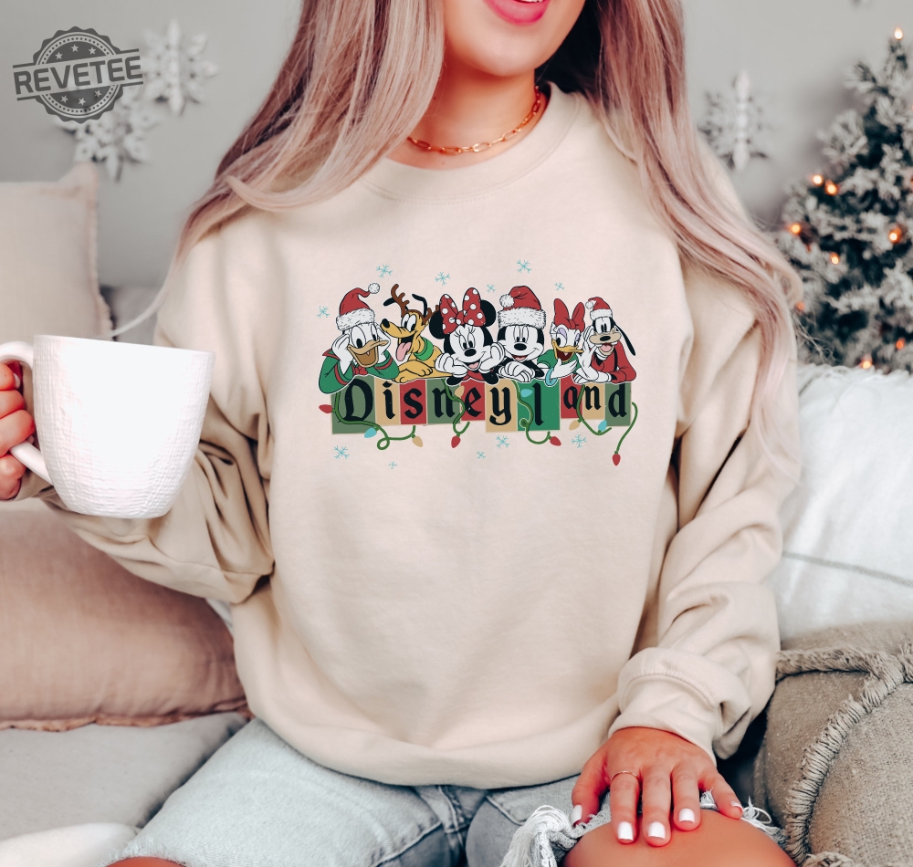 Christmas Disneyland Sweatshirt Trendy Sweatshirt Disneyland Sweatshirt Oversized Sweatshirt Christmas Sweatshirt Christmas Gift Unique