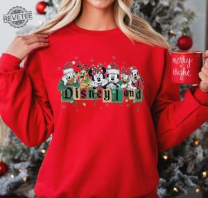 Christmas Disneyland Sweatshirt Trendy Sweatshirt Disneyland Sweatshirt Oversized Sweatshirt Christmas Sweatshirt Christmas Gift Unique revetee 3