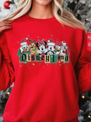 Christmas Disneyland Sweatshirt Trendy Sweatshirt Disneyland Sweatshirt Oversized Sweatshirt Christmas Sweatshirt Christmas Gift Unique revetee 3