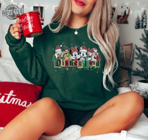 Christmas Disneyland Sweatshirt Trendy Sweatshirt Disneyland Sweatshirt Oversized Sweatshirt Christmas Sweatshirt Christmas Gift Unique revetee 5