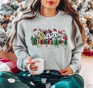 Christmas Disneyland Sweatshirt Trendy Sweatshirt Disneyland Sweatshirt Oversized Sweatshirt Christmas Sweatshirt Christmas Gift Unique revetee 6