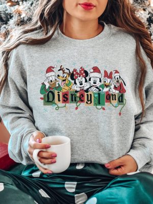 Christmas Disneyland Sweatshirt Trendy Sweatshirt Disneyland Sweatshirt Oversized Sweatshirt Christmas Sweatshirt Christmas Gift Unique revetee 6