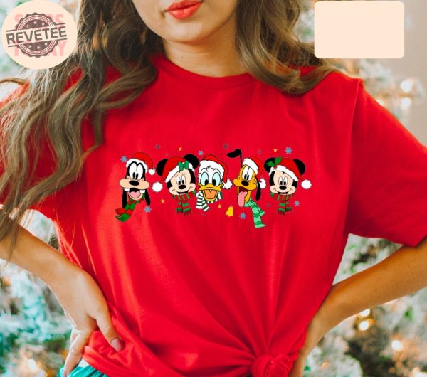 Vintage Mickey And Friend Christmas Shirt Disney Ears Christmas Shirt Disney Christmas Shirt Disney Trip Shirt Disney Family Christmas Shirt Unique revetee 2
