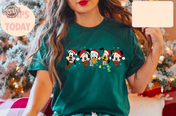 Vintage Mickey And Friend Christmas Shirt Disney Ears Christmas Shirt Disney Christmas Shirt Disney Trip Shirt Disney Family Christmas Shirt Unique revetee 3