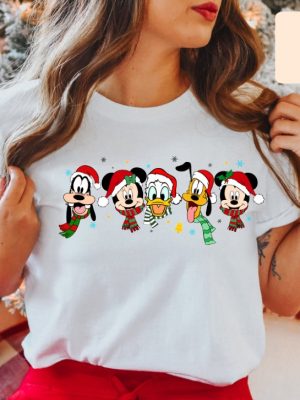 Vintage Mickey And Friend Christmas Shirt Disney Ears Christmas Shirt Disney Christmas Shirt Disney Trip Shirt Disney Family Christmas Shirt Unique revetee 4