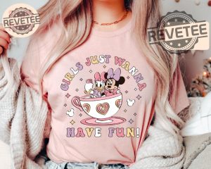 Disney Minnie Daisy Summer Shirt Girls Just Wanna Have Sun Disney Besties Shirt Disneyworld Shirt Disney Summer Shirt Unique revetee 1 1