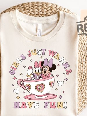 Disney Minnie Daisy Summer Shirt Girls Just Wanna Have Sun Disney Besties Shirt Disneyworld Shirt Disney Summer Shirt Unique revetee 3 1