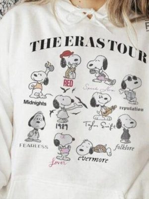 The Snoopy Taylor Swift Era Tour Sweatshirt Snoopy Custom Eras Tour Sweatshirt Snoopy Era Tour Swiftie Merch Shirt Snoopy Sweatshirt Unique revetee 3