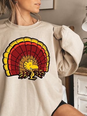 Thanksgiving Peanuts Sweatshirt Thanksgiving T Shirt Snoopy Sweatshirt Thanks Giving Turkey Sweatshirt Snoopy Thanksgiving Sweatshirt Unique revetee 3 1