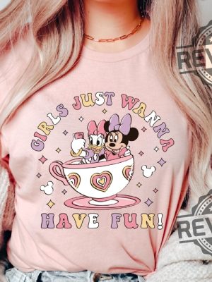 Disney Minnie Daisy Summer Shirt Girls Just Wanna Have Sun Disney Besties Shirt Disneyworld Shirt Disney Summer Shirt Unique revetee 3 2