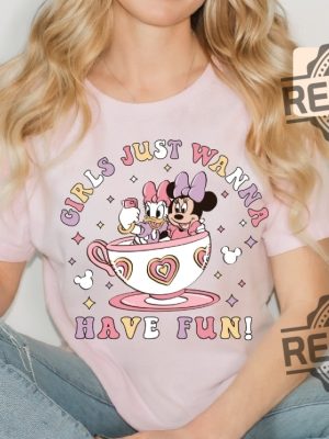 Disney Minnie Daisy Summer Shirt Girls Just Wanna Have Sun Disney Besties Shirt Disneyworld Shirt Disney Summer Shirt Unique revetee 4 2