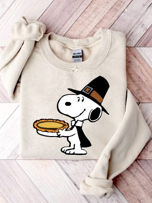 Thanksgiving Peanuts Sweatshirt Thanksgiving T Shirt Snoopy Sweatshirt Thanks Giving Turkey Sweatshirt Snoopy Thanksgiving Sweatshirt Unique revetee 3 2