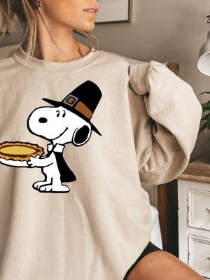 Thanksgiving Peanuts Sweatshirt Thanksgiving T Shirt Snoopy Sweatshirt Thanks Giving Turkey Sweatshirt Snoopy Thanksgiving Sweatshirt Unique revetee 8 1