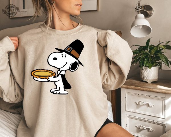 Thanksgiving Peanuts Sweatshirt Thanksgiving T Shirt Snoopy Sweatshirt Thanks Giving Turkey Sweatshirt Snoopy Thanksgiving Sweatshirt Unique revetee 8 1