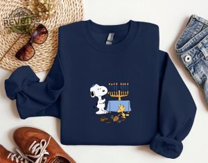 Snoopy Hanukkah Vintage Sweatshirt Snoopy Hanukkah Crewneck Pullover Trendy Hanukkah Sweatshirt Cute Snoopy Hanukkah Crewneck Sweatshirt Unique revetee 5