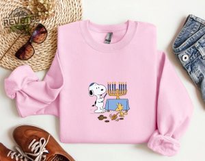 Snoopy Hanukkah Vintage Sweatshirt Snoopy Hanukkah Crewneck Pullover Trendy Hanukkah Sweatshirt Cute Snoopy Hanukkah Crewneck Sweatshirt Unique revetee 6