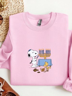 Snoopy Hanukkah Vintage Sweatshirt Snoopy Hanukkah Crewneck Pullover Trendy Hanukkah Sweatshirt Cute Snoopy Hanukkah Crewneck Sweatshirt Unique revetee 6