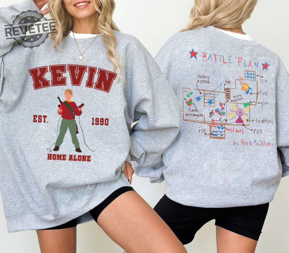 Home Alone Sweatshirt Battle Plan Shirt Christmas Movie Sweatshirt Kevin Mccallister Sweatshirt Christmas Sweatshirt Christmas Gifts Unique