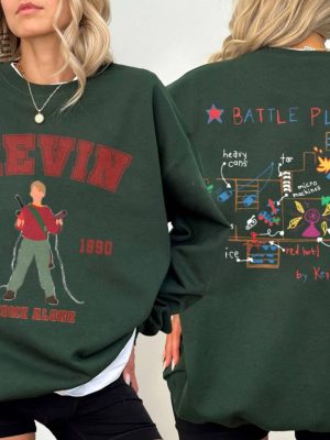 Home Alone Sweatshirt Battle Plan Shirt Christmas Movie Sweatshirt Kevin Mccallister Sweatshirt Christmas Sweatshirt Christmas Gifts Unique revetee 4