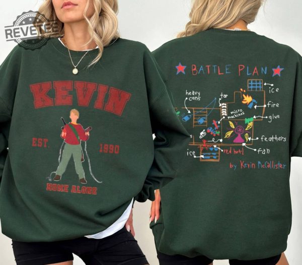Home Alone Sweatshirt Battle Plan Shirt Christmas Movie Sweatshirt Kevin Mccallister Sweatshirt Christmas Sweatshirt Christmas Gifts Unique revetee 4