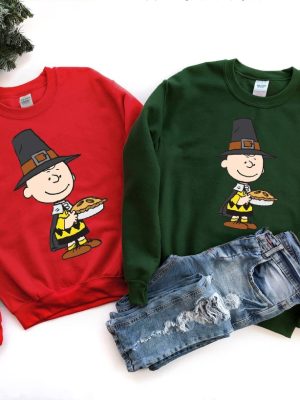 Thanksgiving Peanuts Sweatshirt Thanksgiving T Shirt Snoopy Sweatshirt Thanks Giving Turkey Sweatshirt Snoopy Thanksgiving Sweatshirt Unique revetee 3 3