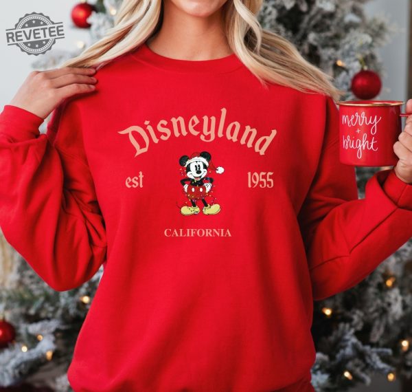 Magical Land Christmas Sweatshirt Trendy Sweatshirt Disneyland Sweatshirt Oversized Sweatshirt Christmas Sweatshirt Christmas Gift Unique revetee 1
