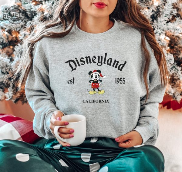Magical Land Christmas Sweatshirt Trendy Sweatshirt Disneyland Sweatshirt Oversized Sweatshirt Christmas Sweatshirt Christmas Gift Unique revetee 3