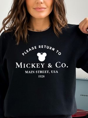 Return To Mickey And Co Sweatshirt Disney Hoodie Unisex Sweatshirt Crewneck Sweatshirt Disney Sweatshirts Oversized Sweatshirt Unique revetee 3