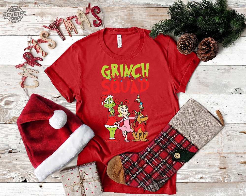 Grinch Squad Shirt Retro Christmas Shirt Merry Grinchmas Shirt Cute Grinchmas Shirt Funny Christmas Shirt Vintage Christmas Shirt Unique