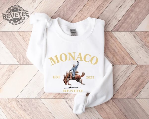 Retro Monaco Sweatshirt Nadie Sabe Lo Que Va Pasar Manana Benito Sweatshirt Gift For Fan Bunny Sweatshirt Music Shirt Unique revetee 1