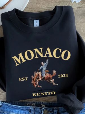 Retro Monaco Sweatshirt Nadie Sabe Lo Que Va Pasar Manana Benito Sweatshirt Gift For Fan Bunny Sweatshirt Music Shirt Unique revetee 4