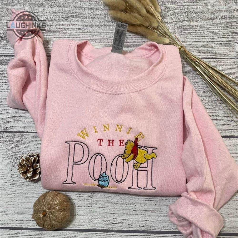 Winnie The Pooh Hoodie Sweatshirt Tshirt Mens Womens Embroidered Disney Christmas Sweater Honey Holiday Xmas Winter Clothing Embroidery Shirts