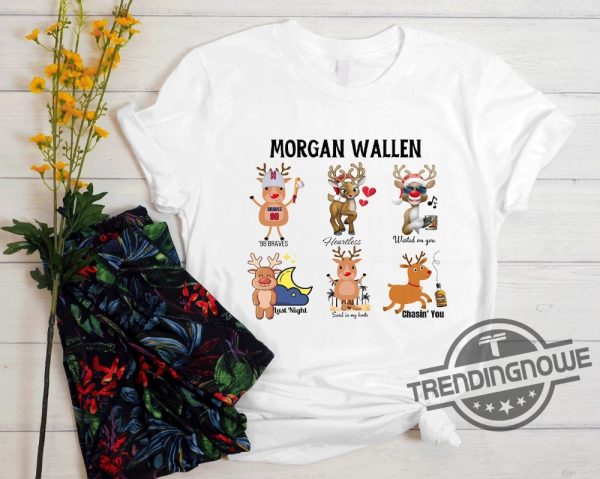 Morgan Wallen Christmas Shirt Morgan Wallen Fans Christmas Sweatshirt Wallen Lover Shirt Funny Christmas Reindeer Shirt trendingnowe.com 3