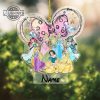 disney princess ornaments personalized watercolor disney girls ornament disney lover gifts disney christmas tree decorations custom name disney movie laughinks 1
