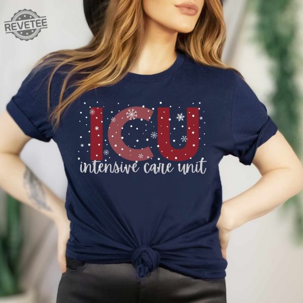 Icu Nurse Shirt Icu Christmas Shirt Icu When You Re Sleeping Rn Christmas T Shirt Critical Care Ccu Intensive Care Xmas Shirt Holidays Shirt Unique revetee 1