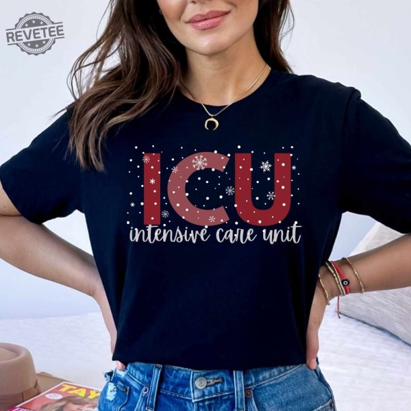 Icu Nurse Shirt Icu Christmas Shirt Icu When You Re Sleeping Rn Christmas T Shirt Critical Care Ccu Intensive Care Xmas Shirt Holidays Shirt Unique revetee 2