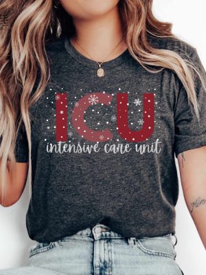 Icu Nurse Shirt Icu Christmas Shirt Icu When You Re Sleeping Rn Christmas T Shirt Critical Care Ccu Intensive Care Xmas Shirt Holidays Shirt Unique revetee 4