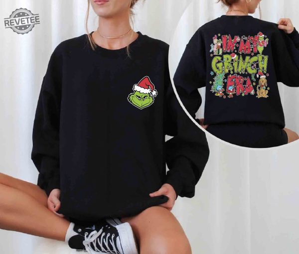 In My Grinch Era Sweatshirt Grinch Christmas Sweatshirt Merry Grinchmas Sweatshirt Christmas Movie Sweatshirt Christmas Party Sweatshirt Unique revetee 4 1