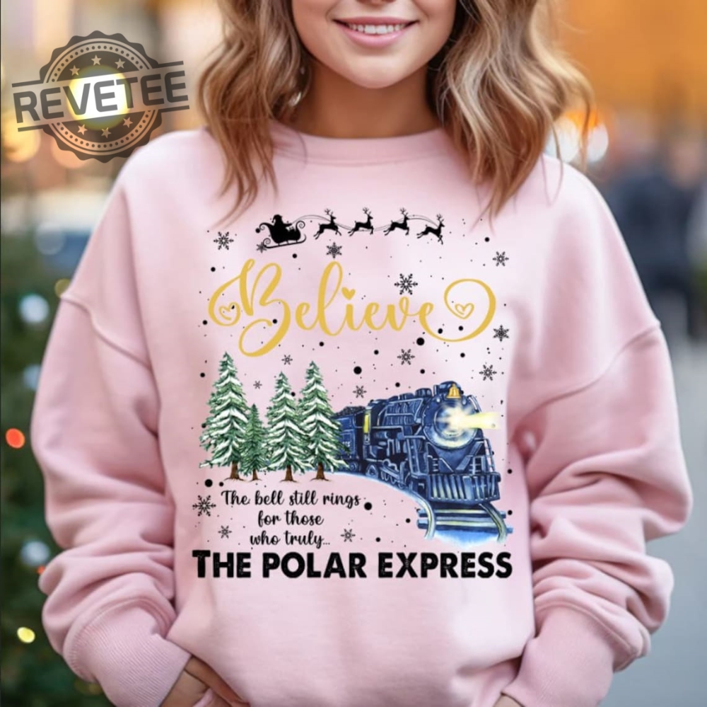 Vintage Polar Express Crewneck Sweatshirt The Polar Express Shirt Believe Shirt Polar Express Train Shirt Christmas Shirt Unique