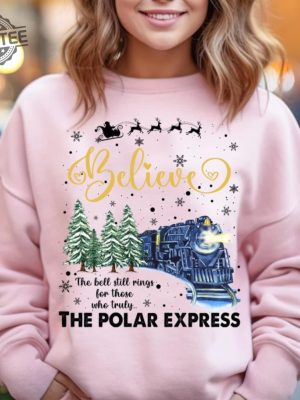 Vintage Polar Express Crewneck Sweatshirt The Polar Express Shirt Believe Shirt Polar Express Train Shirt Christmas Shirt Unique revetee 2