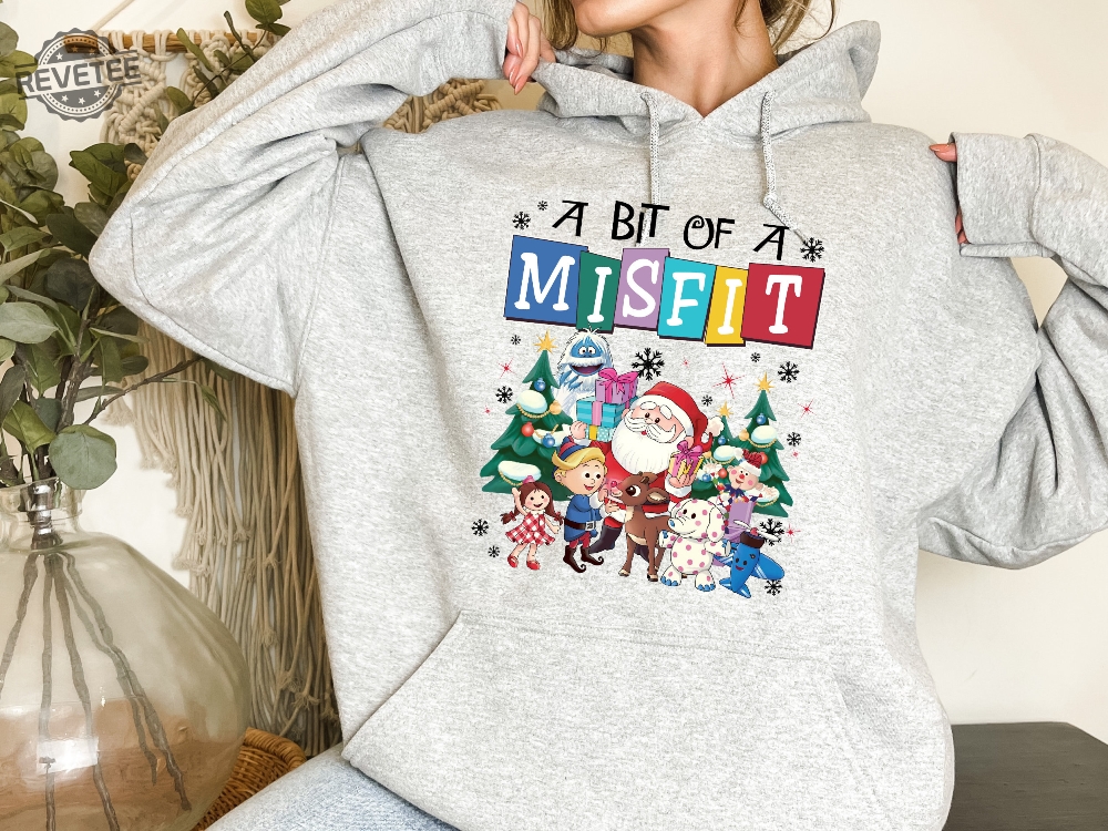 Rudolph Red Nosed Christmas Sweatshirt A Bit Of A Misfit Sweatshirt Rudolph Movie Characters Shirt Christmas Cute Sweatshirt Unique