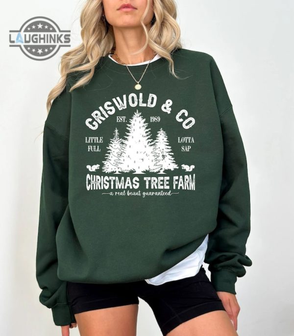 griswold family christmas sweatshirt tshirt hoodie retro clark griswold christmas tree farm est 1989 movie shirts funny holiday vibes tee groovy family gift laughinks 1
