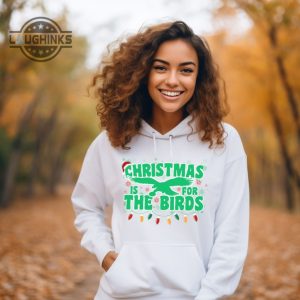 philadelphia eagles christmas shirt sweatshirt hoodie nfl retro christmas is for the birds crewneck shirts kelly green philly football sweater gift for fan laughinks 5