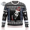 ghostface christmas sweater whats your favorite horror movie ugly xmas artificial wool sweatshirt ghostface halloween costume scream gift laughinks 1