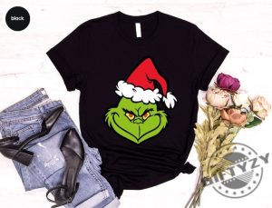 Christmas Grinch Tshirt Grinch Holiday Shirt Merry Christmas Sweatshirt Grinchmas Outfits Christmas Gifts Grinch Gifts For Kids giftyzy 2