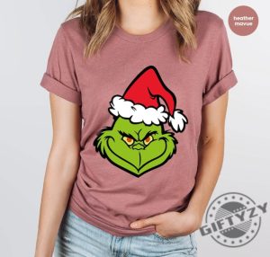 Christmas Grinch Tshirt Grinch Holiday Shirt Merry Christmas Sweatshirt Grinchmas Outfits Christmas Gifts Grinch Gifts For Kids giftyzy 7