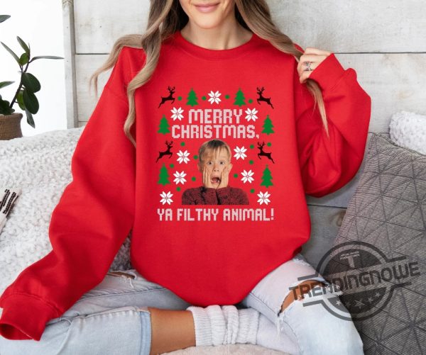 Ya Filthy Animal Merry Christmas Kevin Sweatshirt Home Alone Merry Christmas Shirt Kevin Sweatshirt Home Alone Shirt Hoodie trendingnowe.com 1