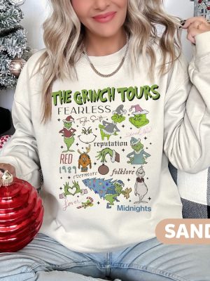 The Grinch Eras Tour Sweatshirt Christmas The Eras Tour Shirt Christmas Ts Shirt Grinch Christmas Sweatshirt Eras Tour Merch Shirt Unique revetee 5